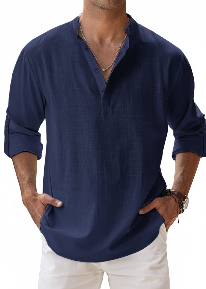 Camisas de algodón y lino