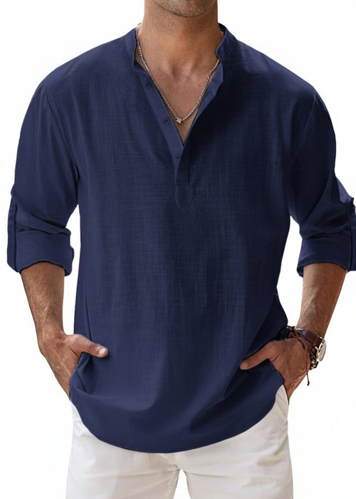 Camisas de algodón y lino